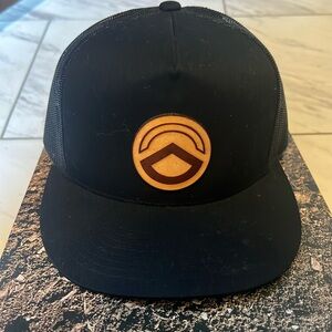 Black Flatbill Hat